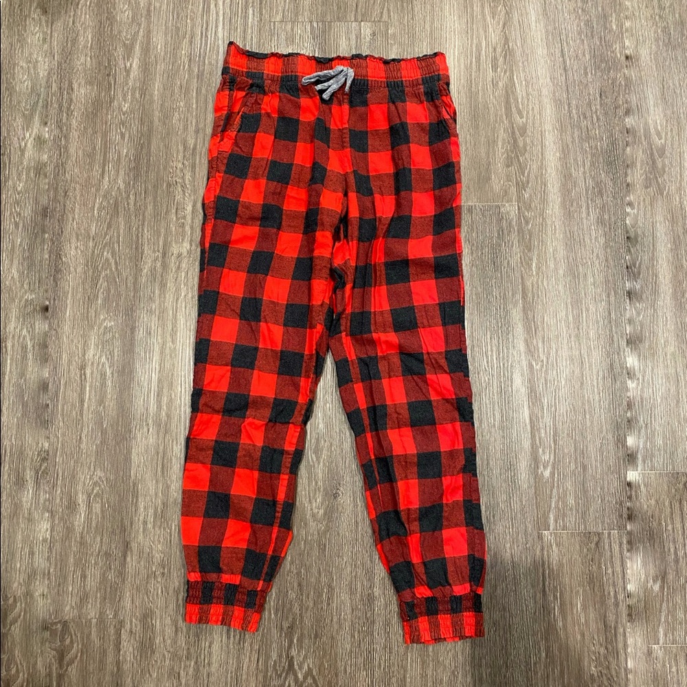 Aerie Flannel Red / Gray Lounge Pajama Jogger Pant